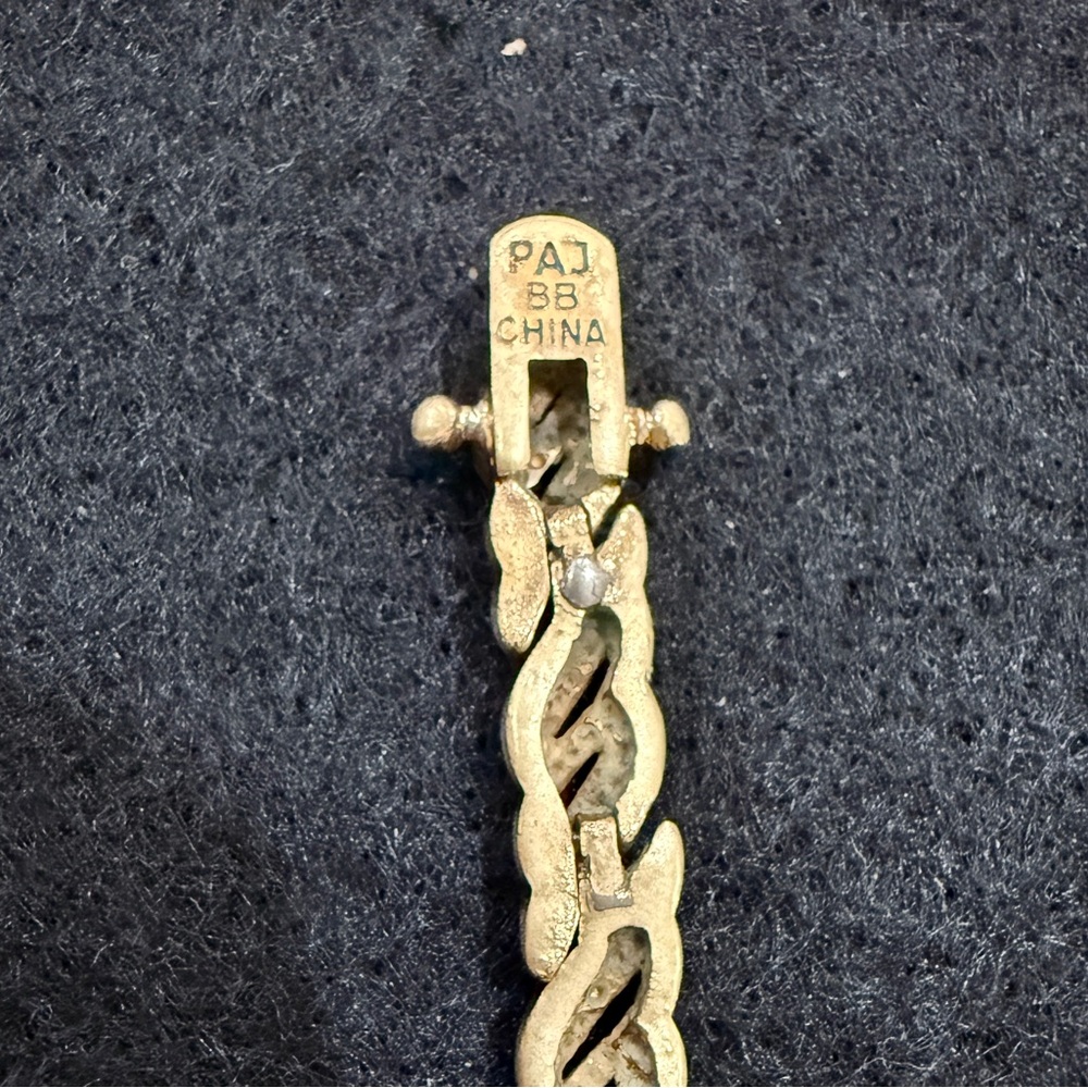 PAJ Gold Tone and CZ Tennis Bracelet - Picture 6 of 12